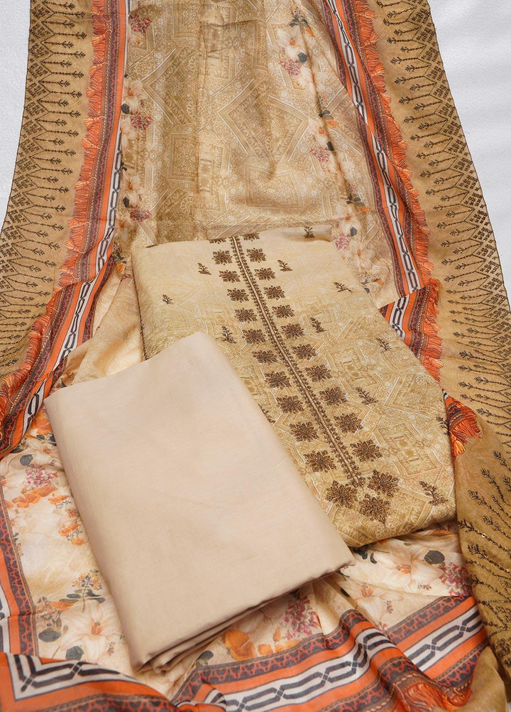 Bin Saeed Embroidered Lawn Suits Unstitched 3 Piece BS22E BS-157 - Summer Collection