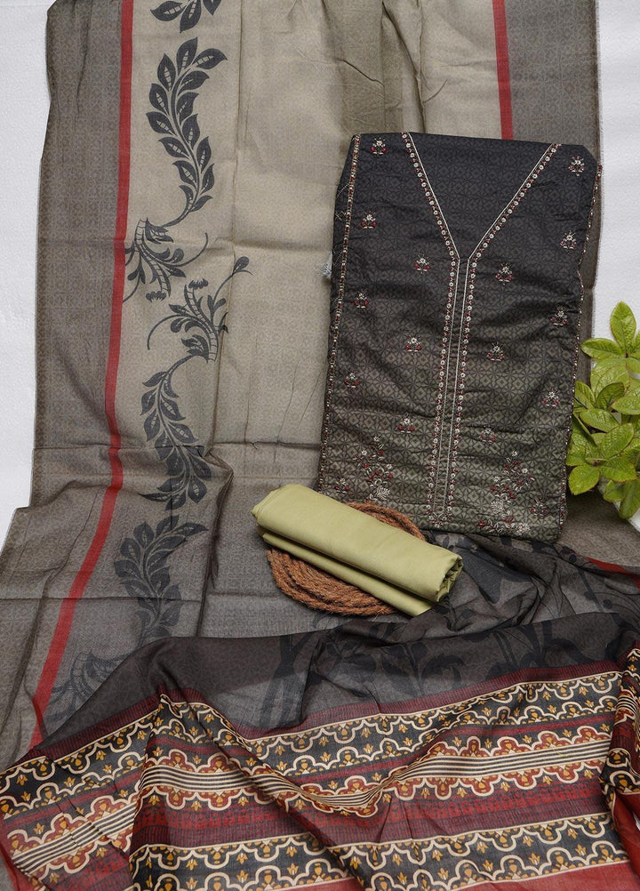 Bin Saeed Embroidered Lawn Suits Unstitched 3 Piece BS22E BS-163 - Summer Collection