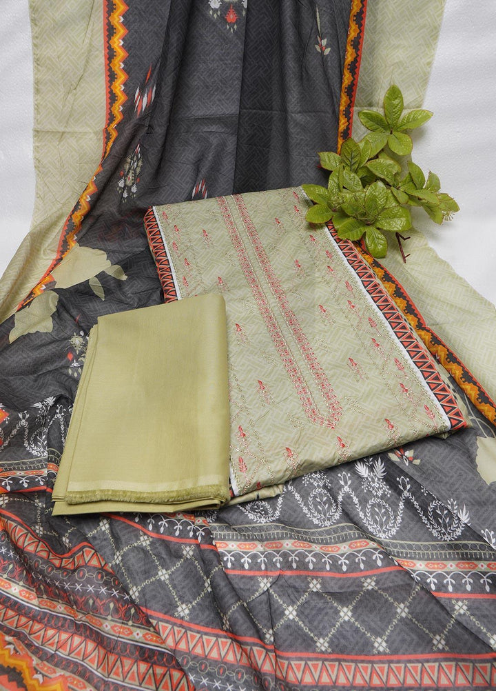 Bin Saeed Embroidered Lawn Suits Unstitched 3 Piece BS22E BS-172 - Summer Collection