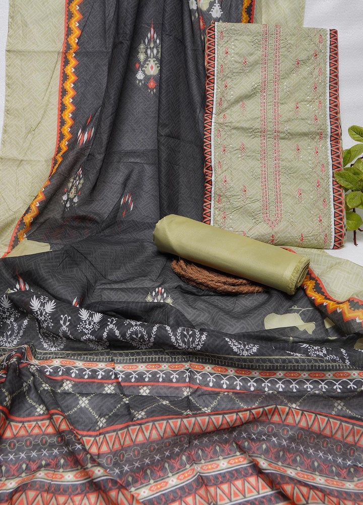 Bin Saeed Embroidered Lawn Suits Unstitched 3 Piece BS22E BS-172 - Summer Collection