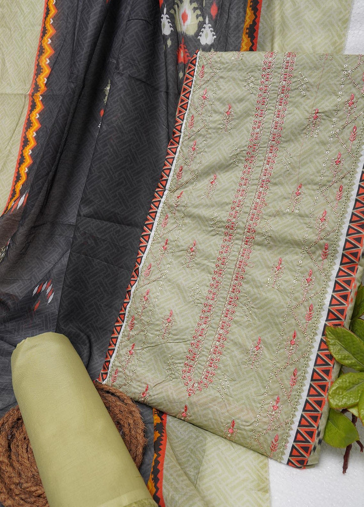 Bin Saeed Embroidered Lawn Suits Unstitched 3 Piece BS22E BS-172 - Summer Collection