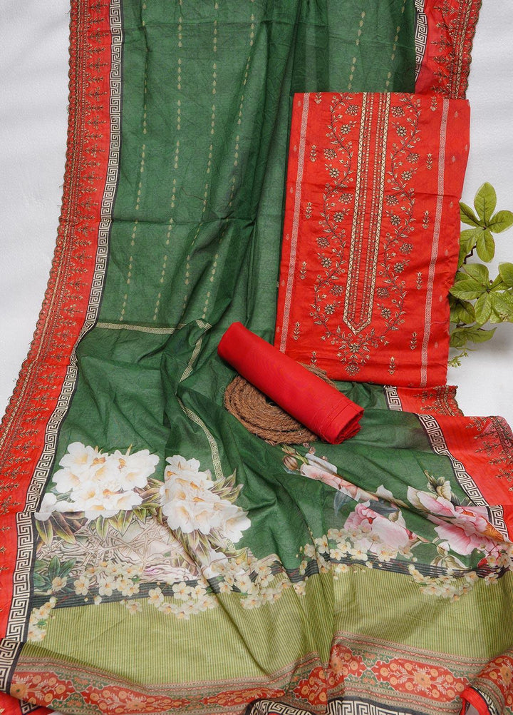 Bin Saeed Embroidered Lawn Suits Unstitched 3 Piece BS22E BS-35 - Summer Collection