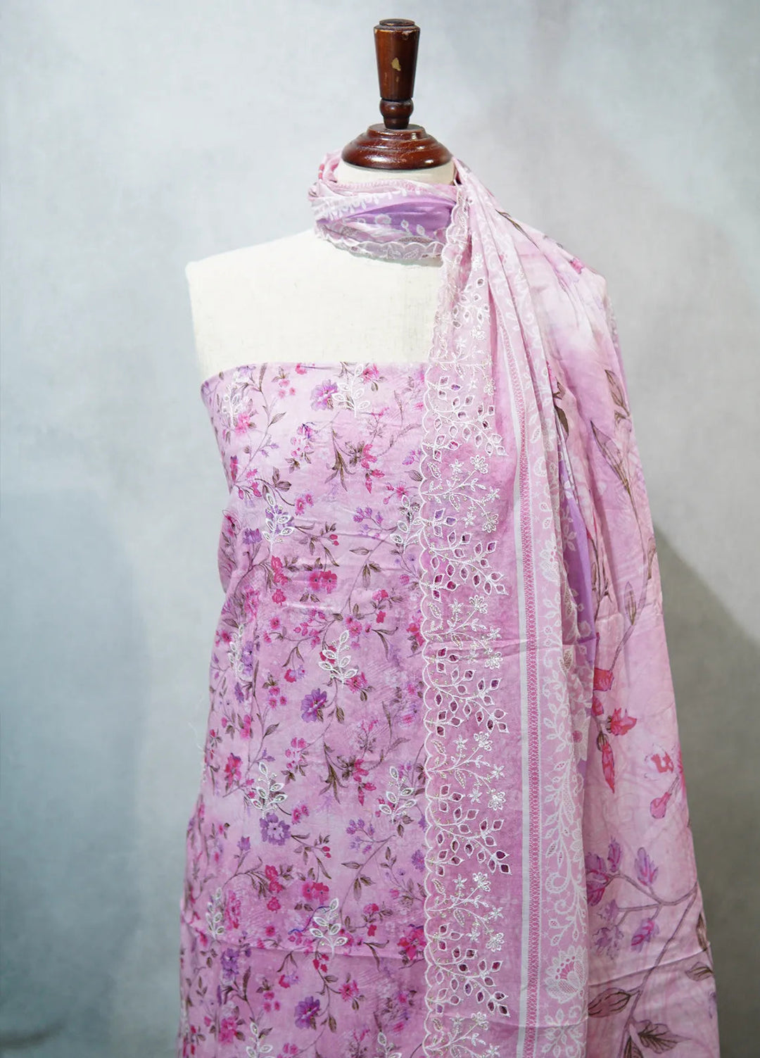 Bin Saeed Embroidered Suit Unstitched 3 Piece D-14 - Fall Collection