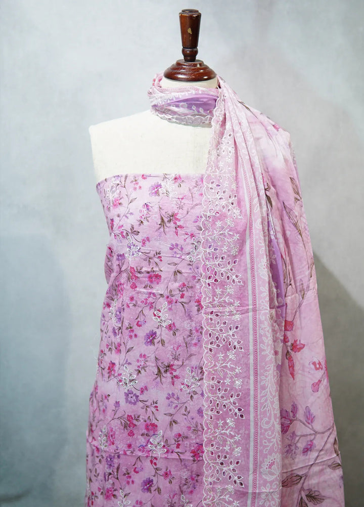 Bin Saeed Embroidered Suit Unstitched 3 Piece D-14 - Fall Collection