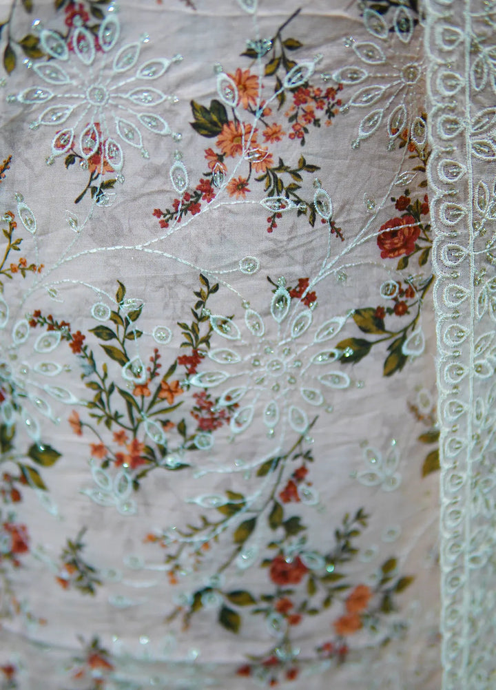 Bin Saeed Embroidered Suit Unstitched 3 Piece D-26 - Fall Collection