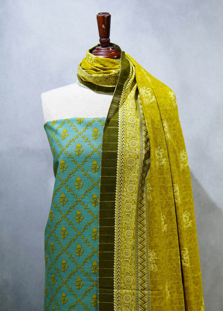 Bin Saeed Khaddar Suits Unstitched 3 Piece BN24UK D-1 - Fall Collection