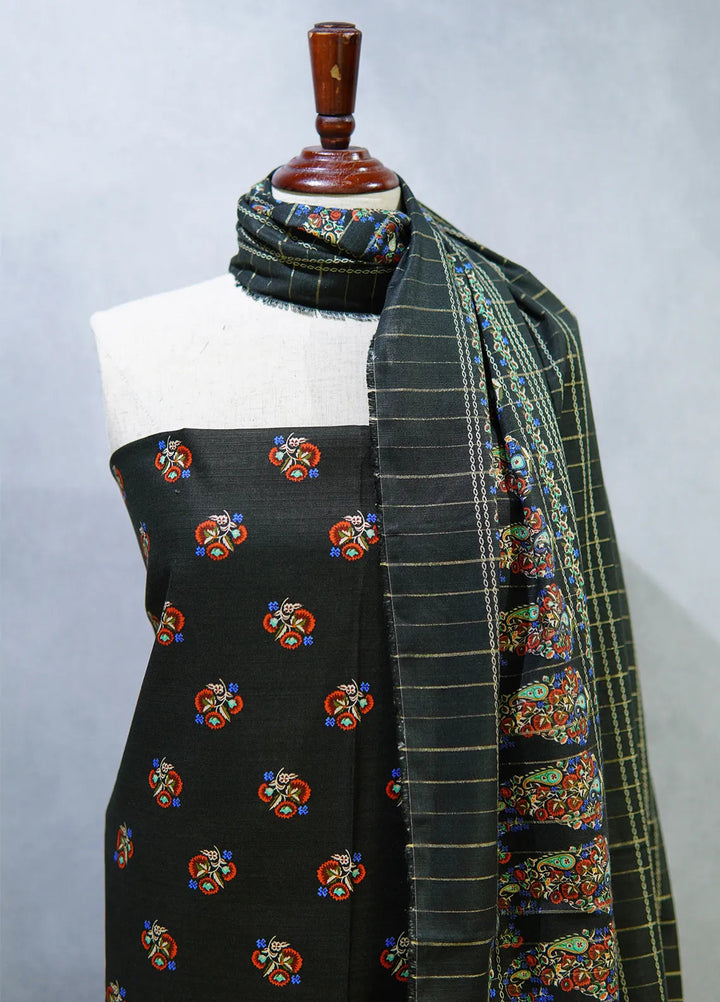 Bin Saeed Khaddar Suits Unstitched 3 Piece BN24UK D-14 - Fall Collection