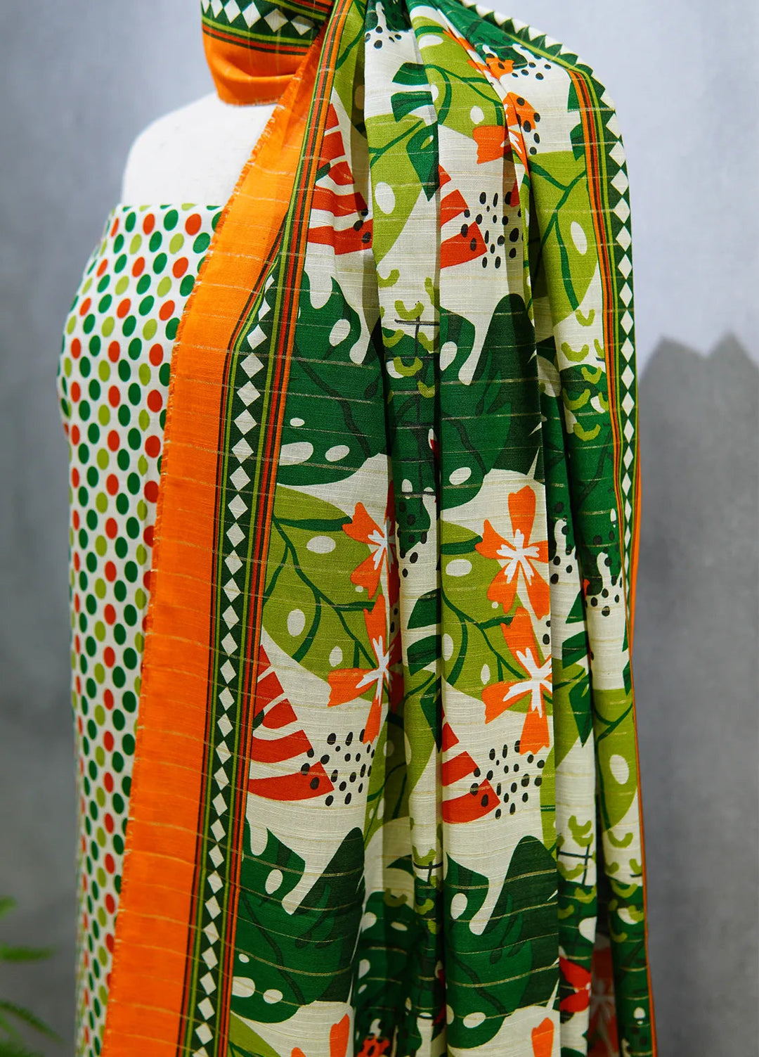 Bin Saeed Khaddar Suits Unstitched 3 Piece BN24UK D-5 - Fall Collection