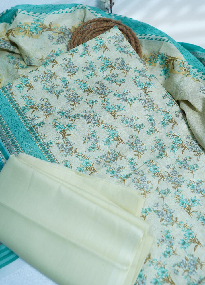 Bin Saeed Printed Lawn Suit Unstitched 3 Piece BS22M D-402 - Summer Collection