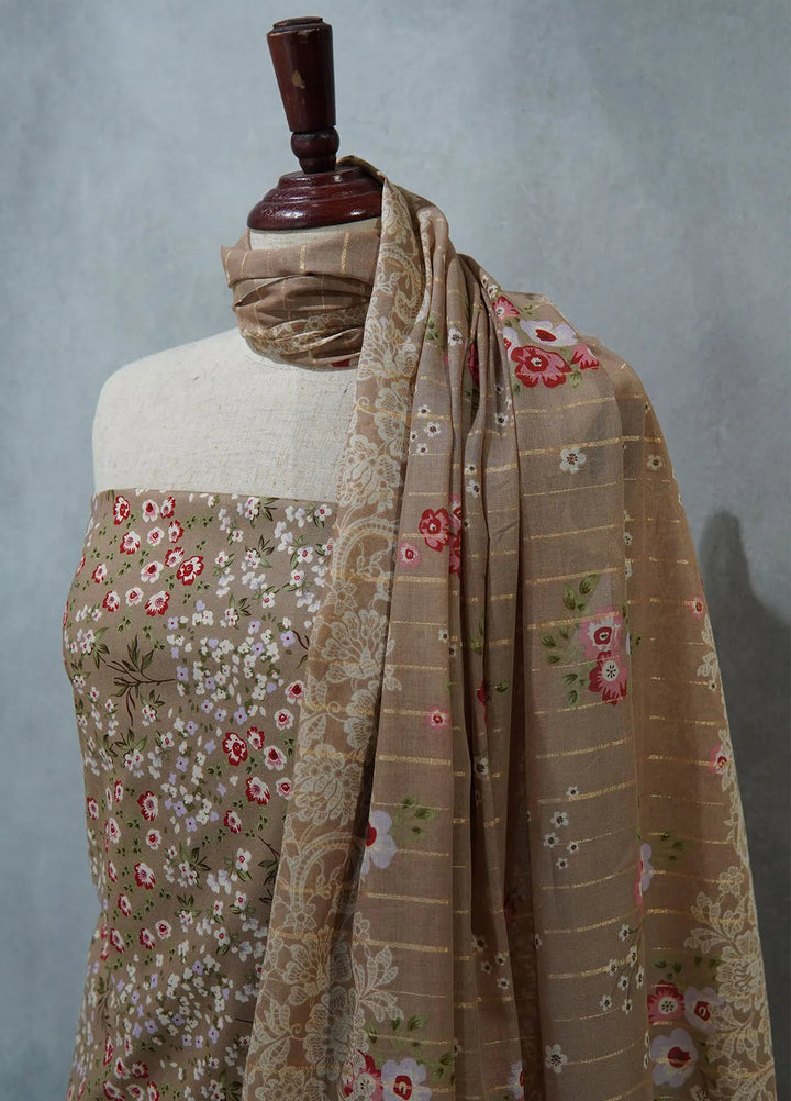 Bin Saeed Printed Cotton Suit Unstitched 3 Piece BN24F D-66 - Summer Collection