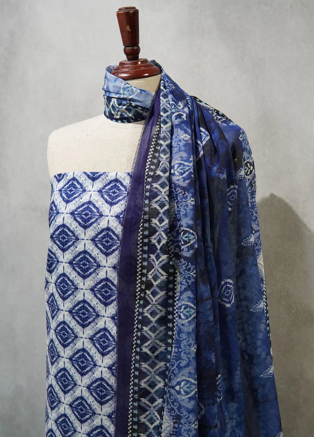 Bin Saeed Printed Suit Unstitched 3 Piece BN24F D-520 - Summer Collection