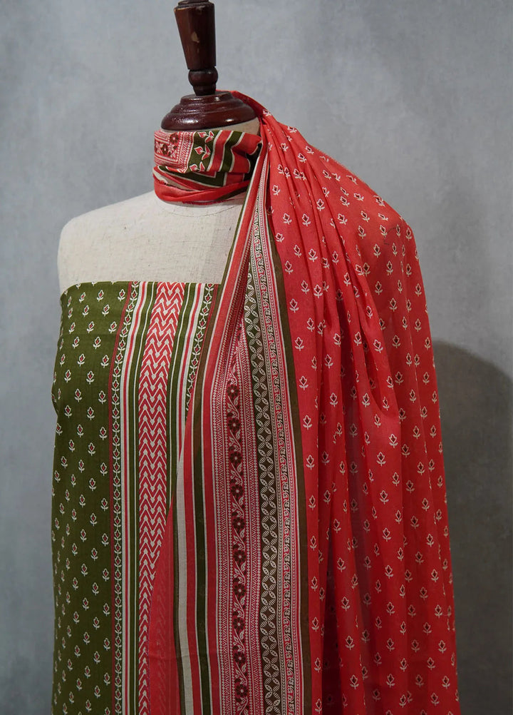 Bin Saeed Printed Suit Unstitched 3 Piece BN24F D-705 - Summer Collection