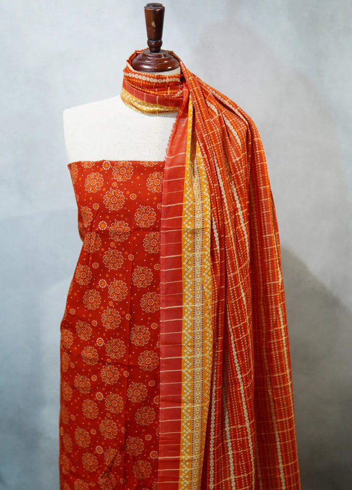 Bin Saeed Printed Suit Unstitched 3 Piece D-41 - Fall Collection