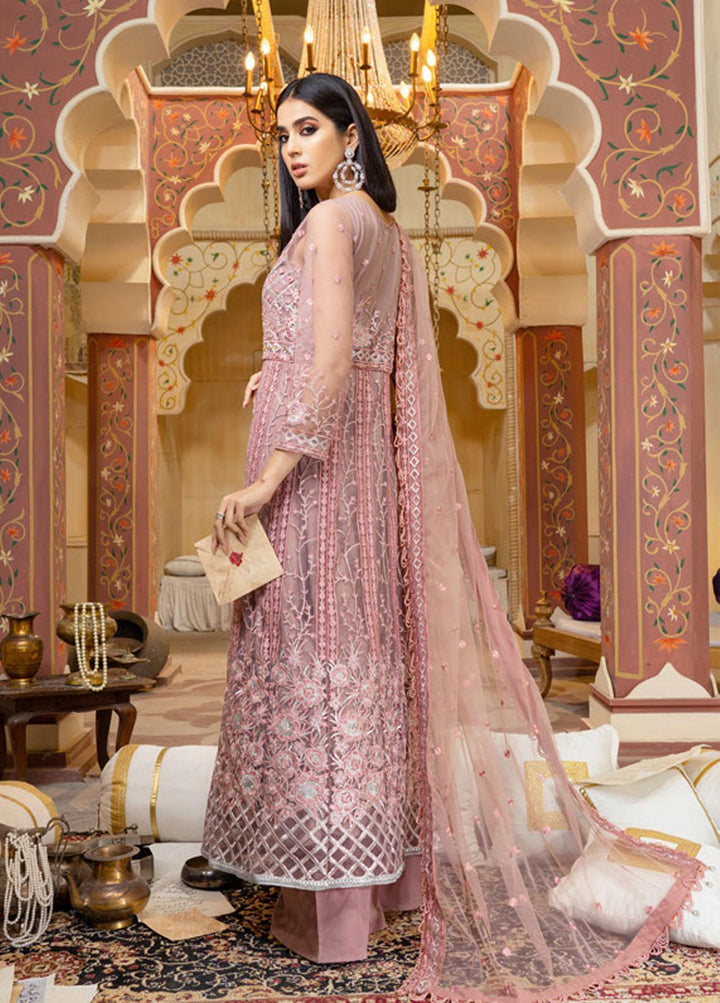 Biyaah By Noorma Kaamal Embroidered Suits Unstitched 3 Piece NK22B NK-B01 - Wedding Collection