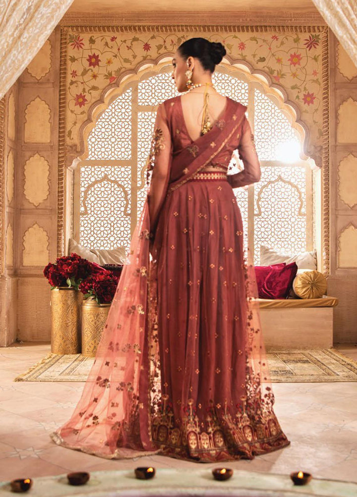 Blanche Fashion Embroidered Net Suits Unstitched 3 Piece BLF22C BLC-07 - Luxury Festive Collection