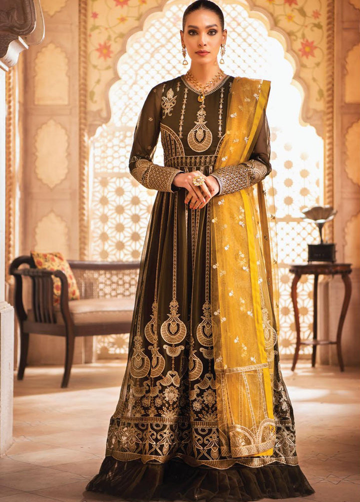 Blanche Fashion Embroidered Chiffon Suits Unstitched 3 Piece BLF22C BLC-10 - Luxury Festive Collection