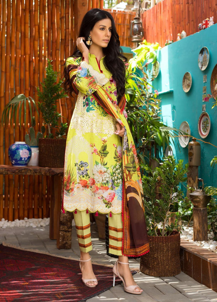 Blend Inn By Regalia Textiles Embroidered Chikankari Suits Unstitched 3 Piece RGT21B 01 - Summer Collection