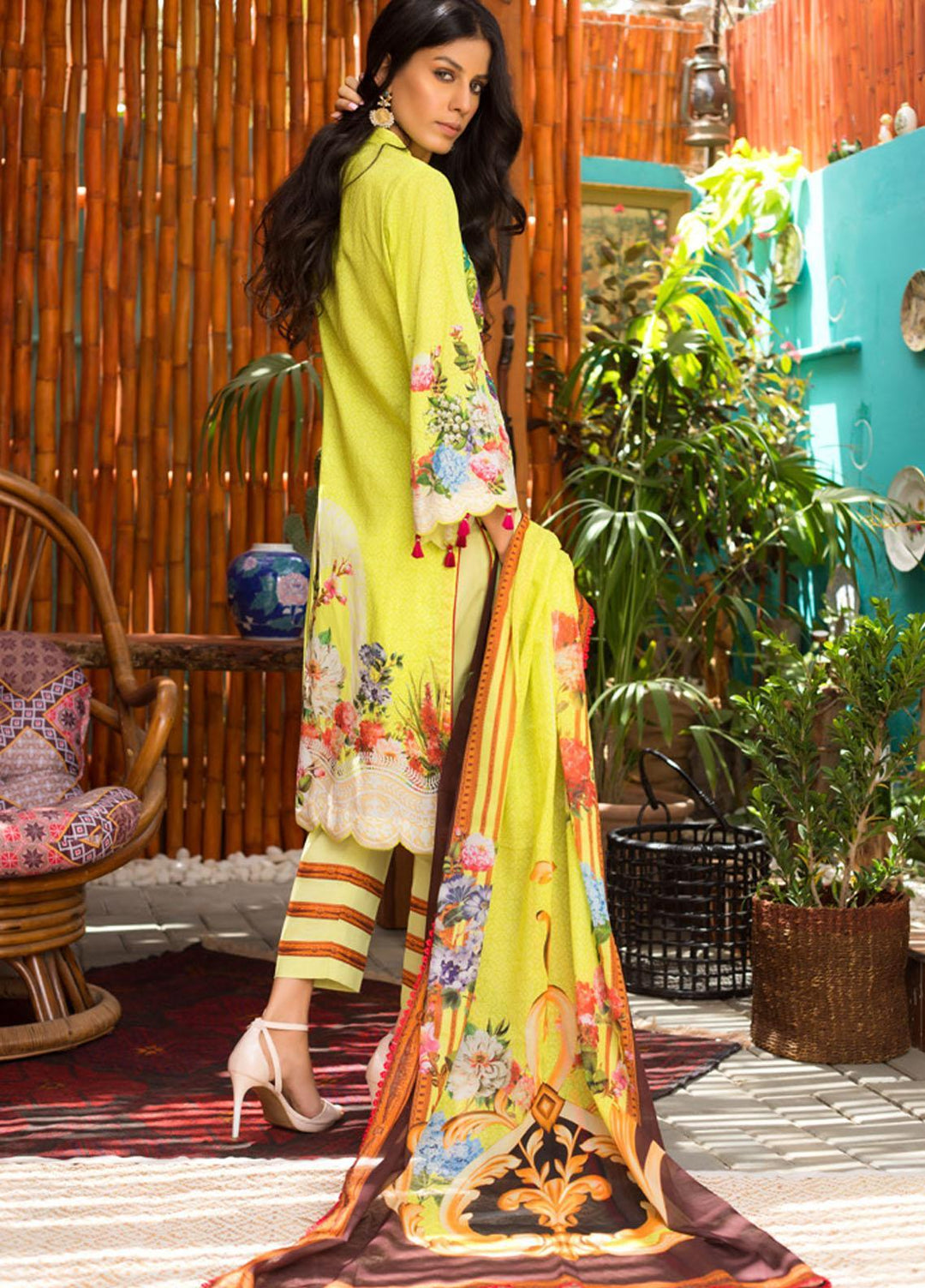 Blend Inn By Regalia Textiles Embroidered Chikankari Suits Unstitched 3 Piece RGT21B 01 - Summer Collection