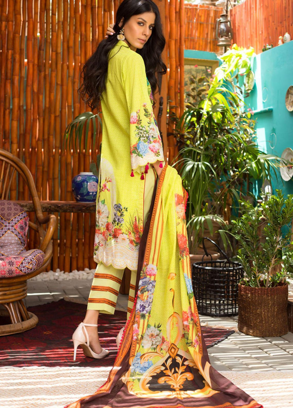Blend Inn By Regalia Textiles Embroidered Chikankari Suits Unstitched 3 Piece RGT21B 01 - Summer Collection