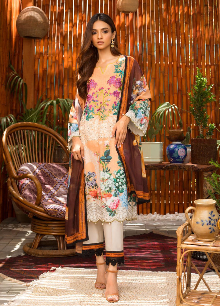 Blend Inn By Regalia Textiles Embroidered Chikankari Suits Unstitched 3 Piece RGT21B 02 - Summer Collection