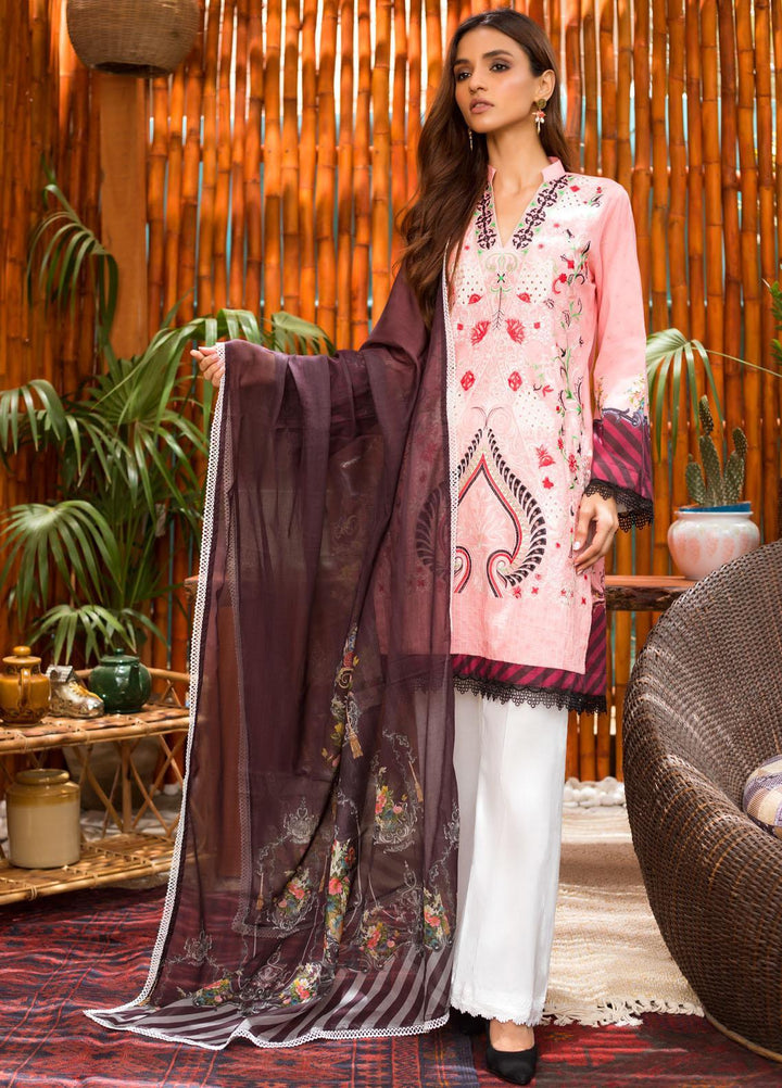 Blend Inn By Regalia Textiles Embroidered Chikankari Suits Unstitched 3 Piece RGT21B 04 - Summer Collection