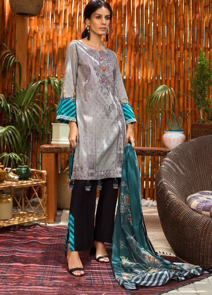 Blend Inn By Regalia Textiles Embroidered Chikankari Suits Unstitched 3 Piece RGT21B 05 - Summer Collection