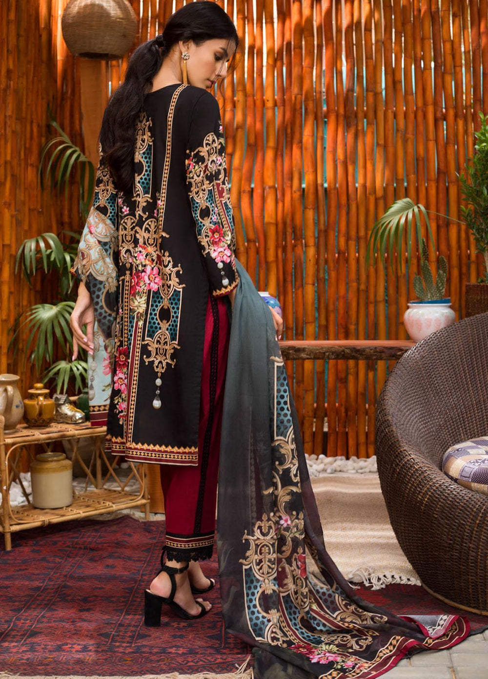 Blend Inn By Regalia Textiles Embroidered Chikankari Suits Unstitched 3 Piece RGT21B 06 - Summer Collection