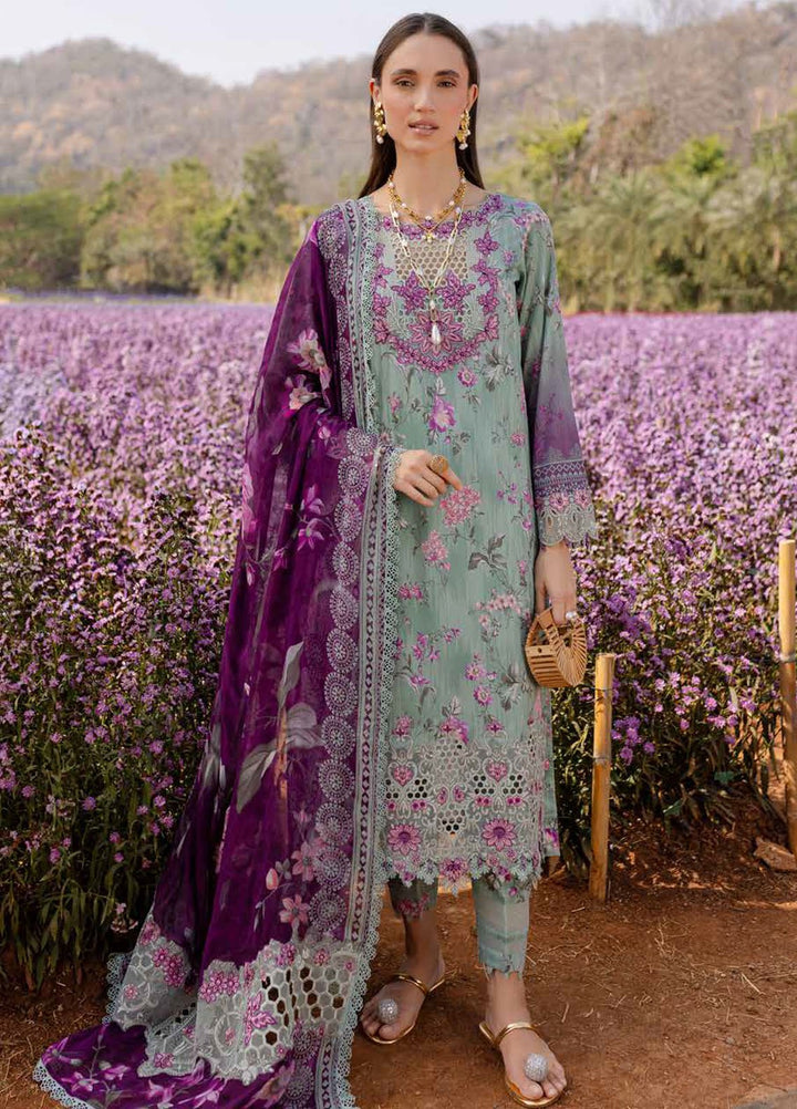 Bloom by Nureh Embroidered Lawn Suits Unstitched 3 Piece NU25BEP BL-02 - Summer Collection
