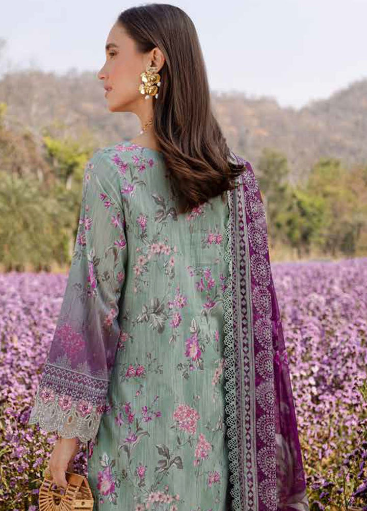 Bloom by Nureh Embroidered Lawn Suits Unstitched 3 Piece NU25BEP BL-02 - Summer Collection