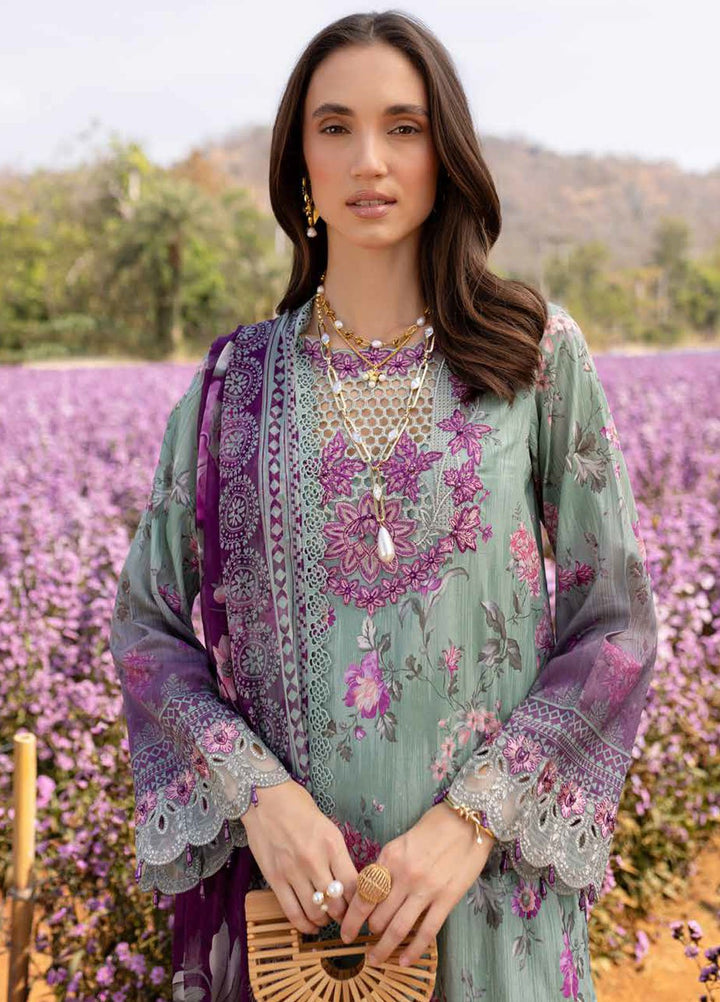 Bloom by Nureh Embroidered Lawn Suits Unstitched 3 Piece NU25BEP BL-02 - Summer Collection