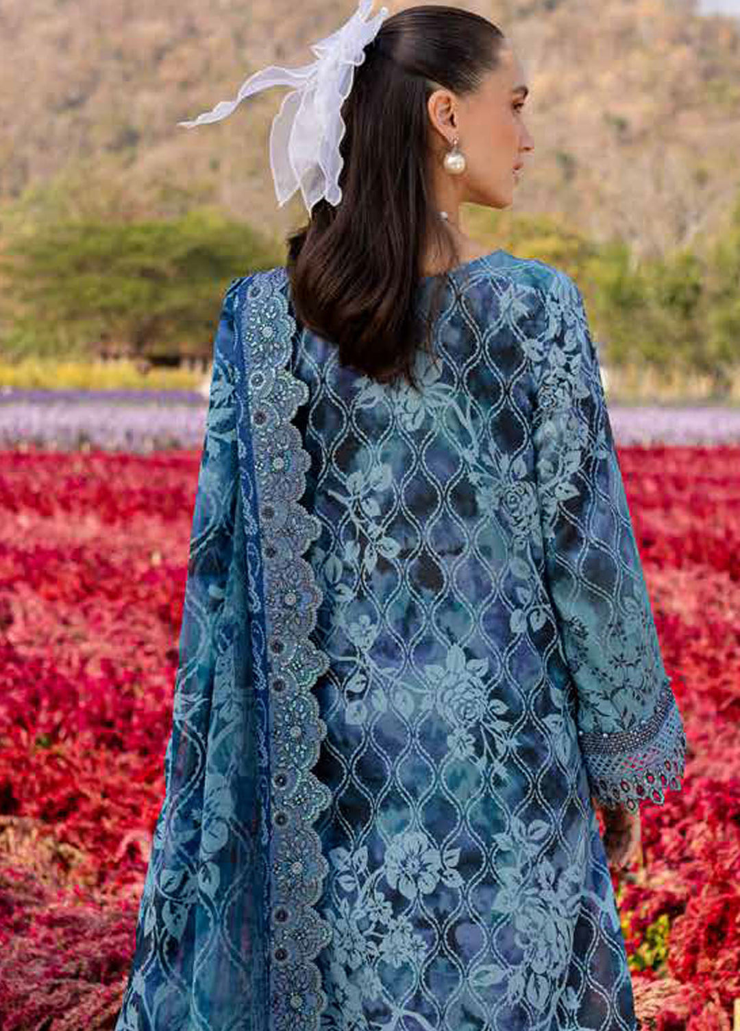 Bloom by Nureh Embroidered Lawn Suits Unstitched 3 Piece NU25BEP BL-03 - Summer Collection