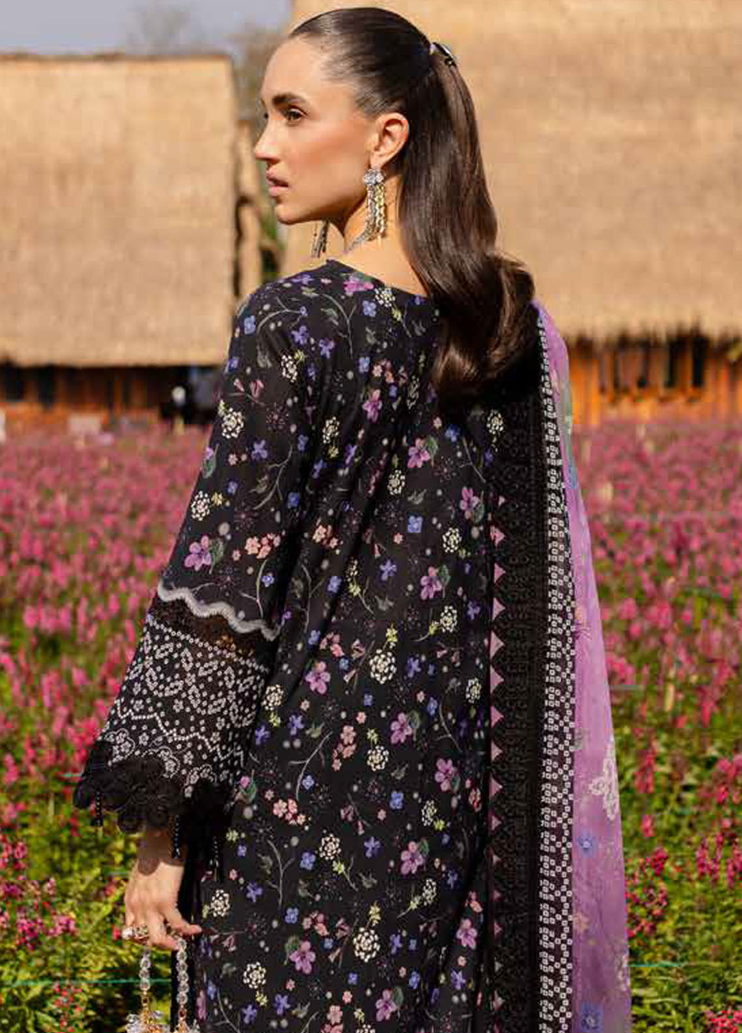 Bloom by Nureh Embroidered Lawn Suits Unstitched 3 Piece NU25BEP BL-04 - Summer Collection