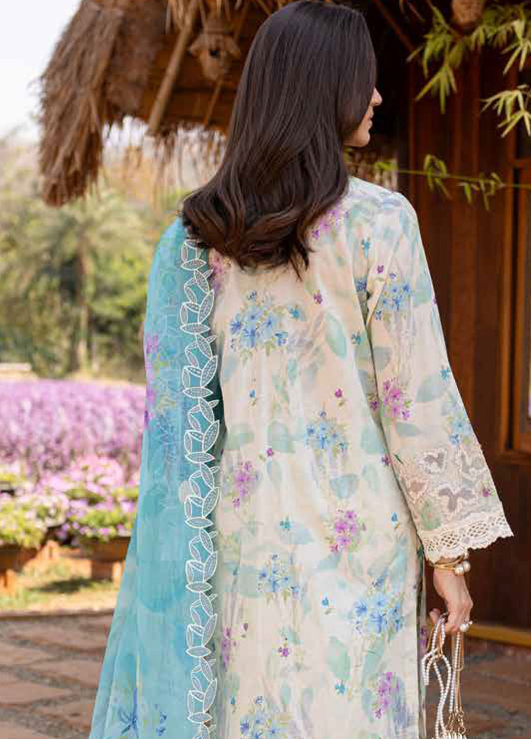 Bloom by Nureh Embroidered Lawn Suits Unstitched 3 Piece NU25BEP BL-05 - Summer Collection