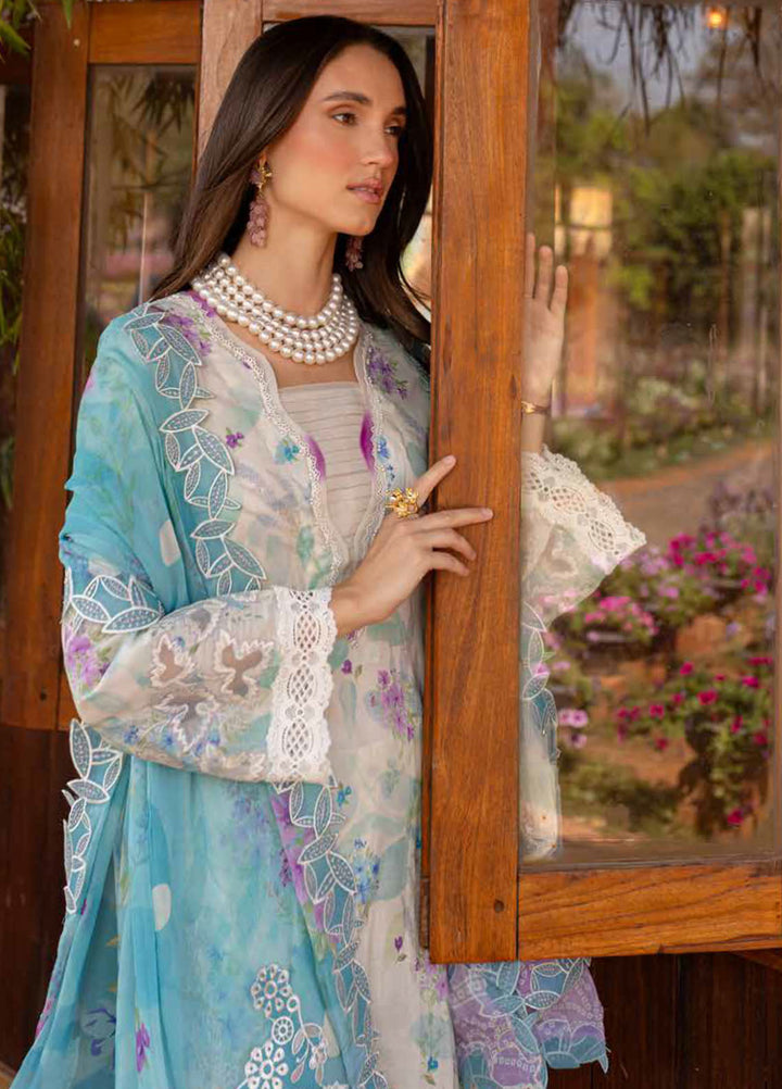 Bloom by Nureh Embroidered Lawn Suits Unstitched 3 Piece NU25BEP BL-05 - Summer Collection