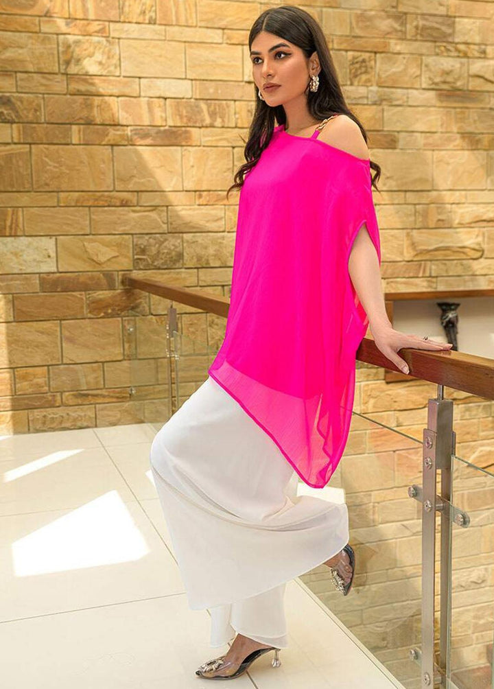 Jooray Kapray Pret Western Chiffon 2 Piece Suit JK23B Cherry Blossom