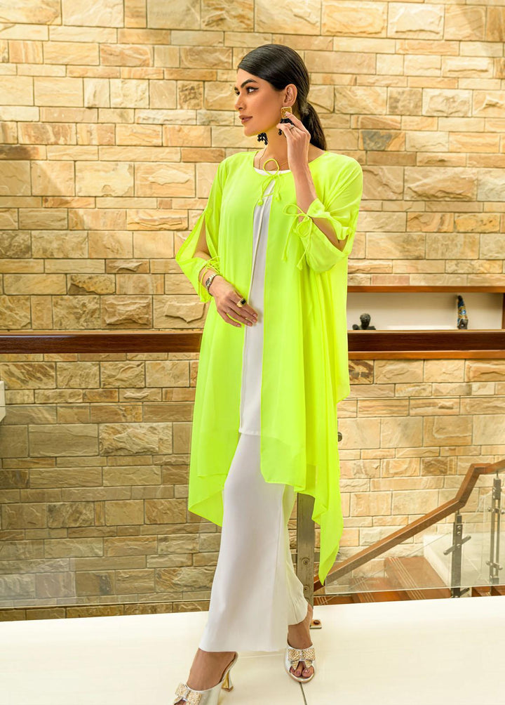 Jooray Kapray Pret Western Chiffon 2 Piece Suit JK23B Green Rose