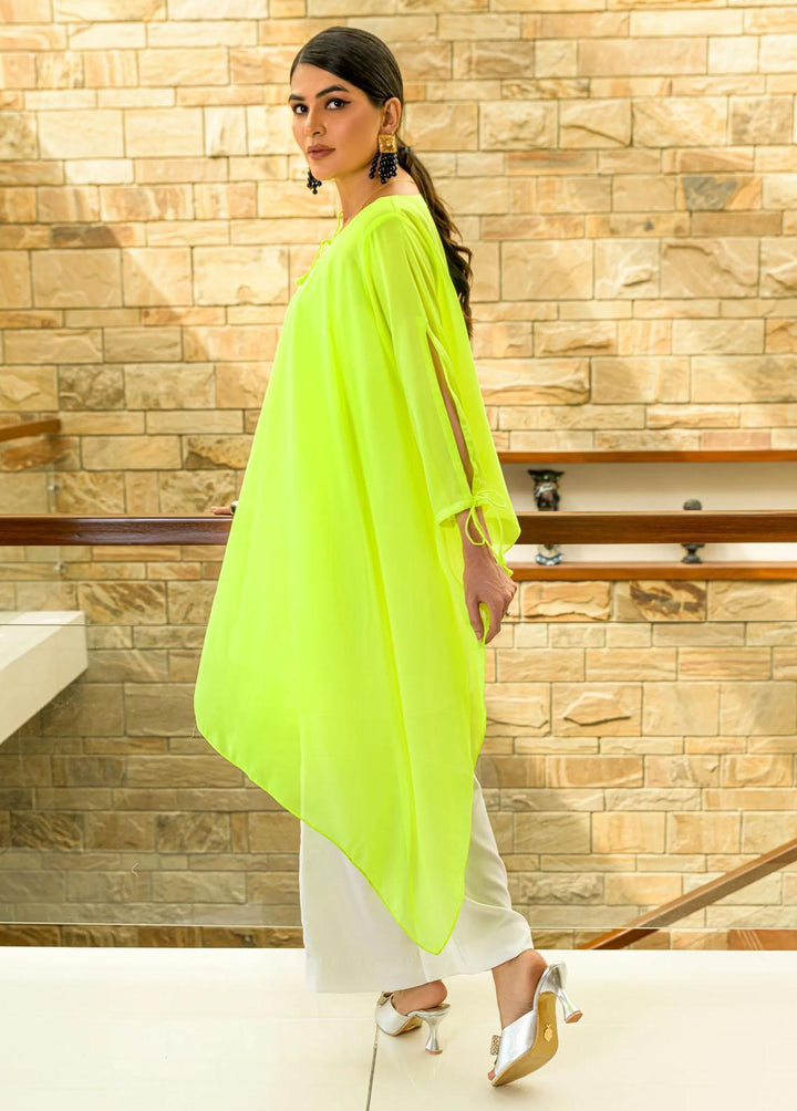 Jooray Kapray Pret Western Chiffon 2 Piece Suit JK23B Green Rose