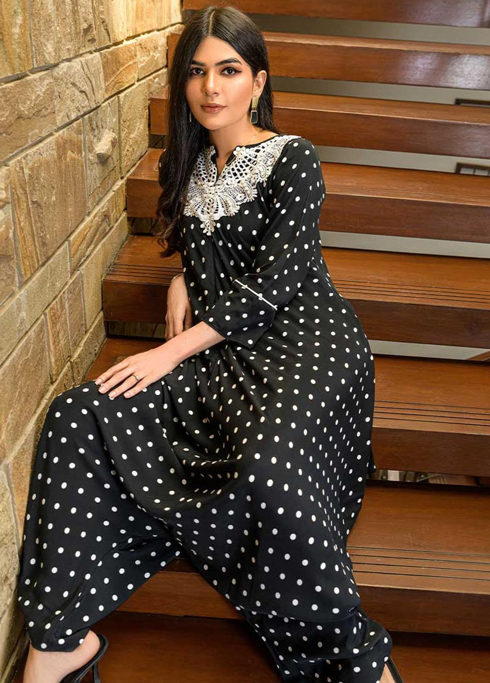 Jooray Kapray Pret Western Crepe 1 Piece JK23B Night Tulip