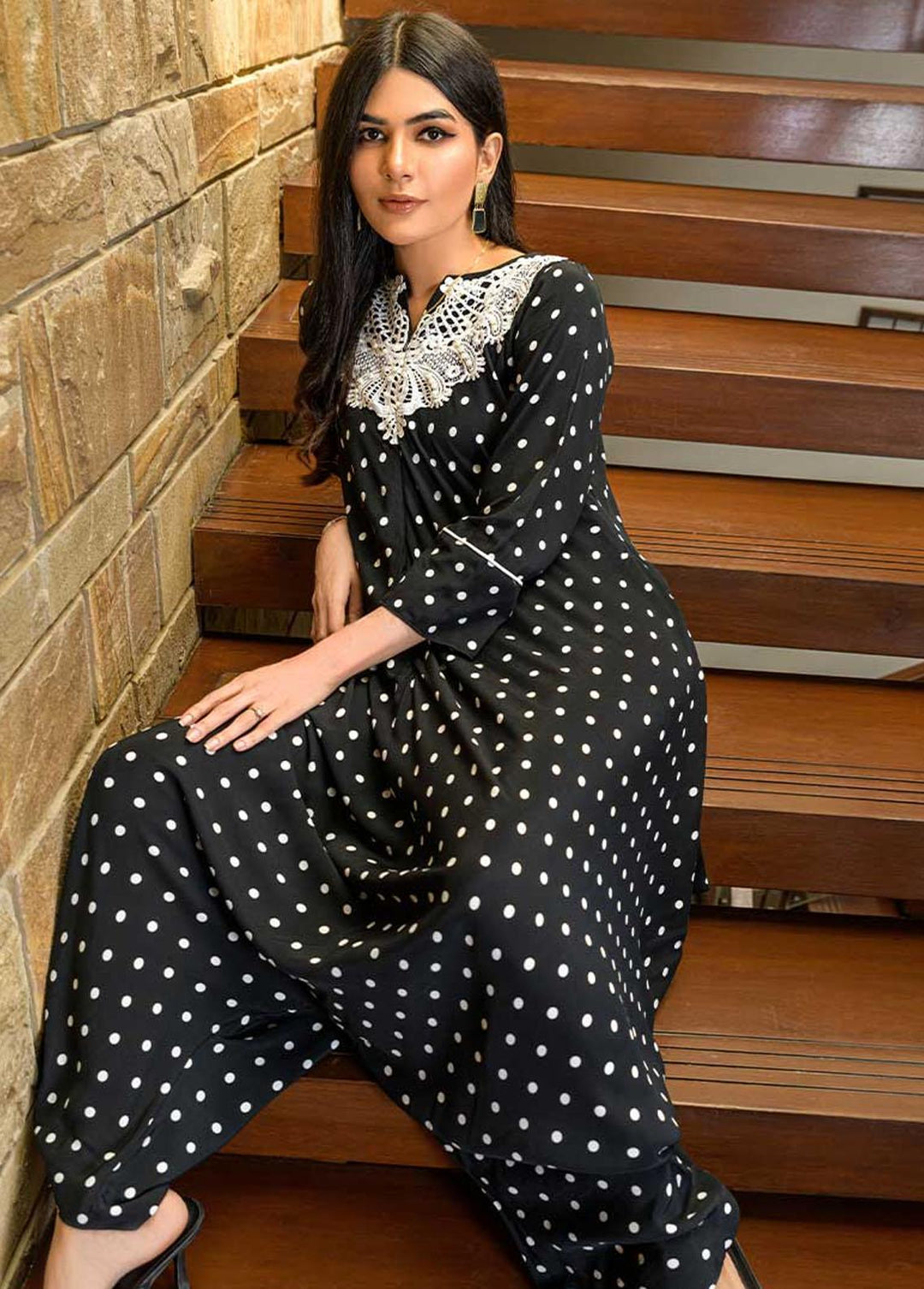 Jooray Kapray Pret Western Crepe 1 Piece JK23B Night Tulip