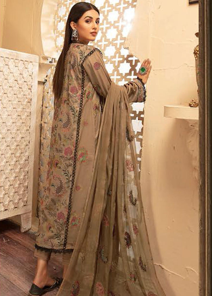 Blossom By Riaz Arts Embroidered Lawn Suits Unstitched 3 Piece RA22BE 06 - Eid Collection