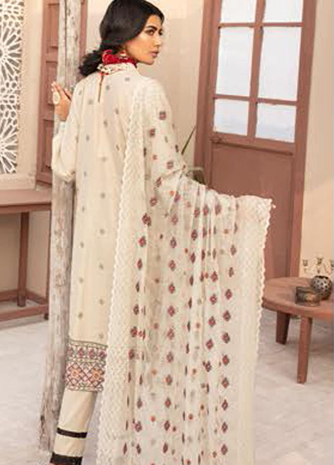 Blossom by Riaz Arts Embroidered Lawn Suits Unstitched 3 Piece RA21BE BL-07 - Summer Collection
