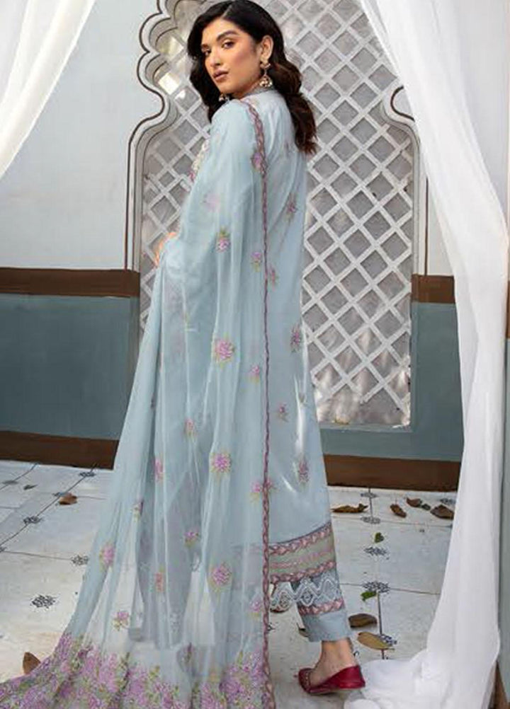 Blossom by Riaz Arts Embroidered Lawn Suits Unstitched 3 Piece RA22BL 03 - Exclusive Collection
