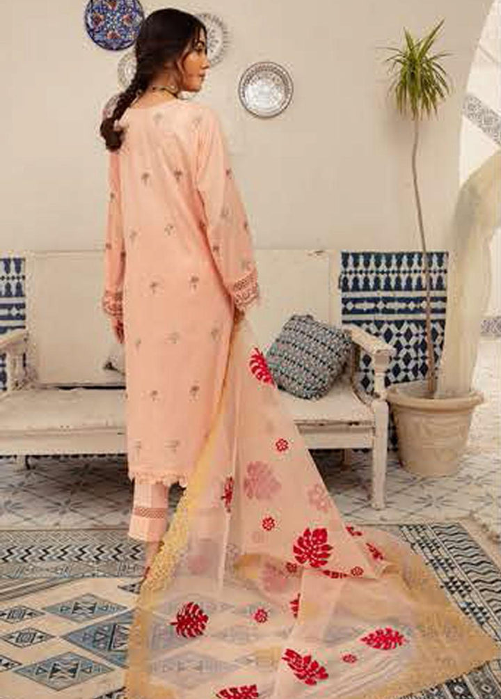Blossom By Riaz Arts Embroidered Lawn Suits Unstitched 3 Piece RA22B 05 - Summer Collection