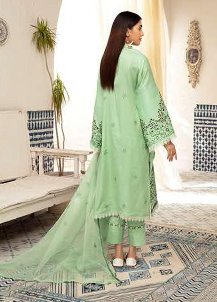 Blossom By Riaz Arts Embroidered Lawn Suits Unstitched 3 Piece RA22B 07 - Summer Collection