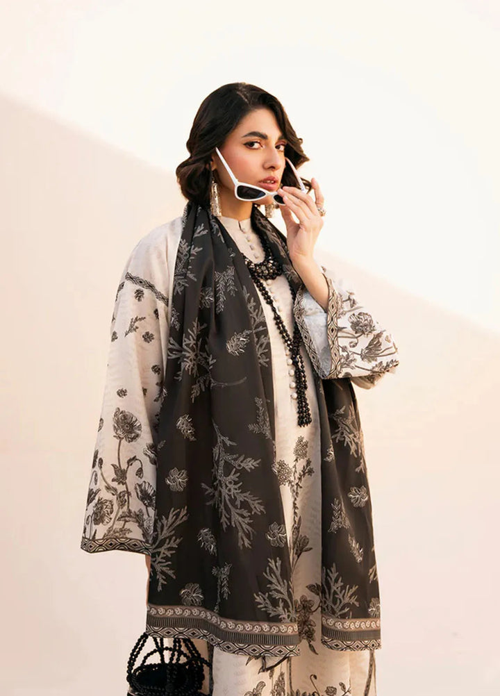 Bon Soir by Florent Pret Printed Crepe Silk 2 Piece Suit Delicate Fleur