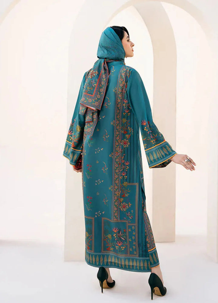 Bon Soir by Florent Pret Printed Crepe Silk 2 Piece Suit Little Floraison