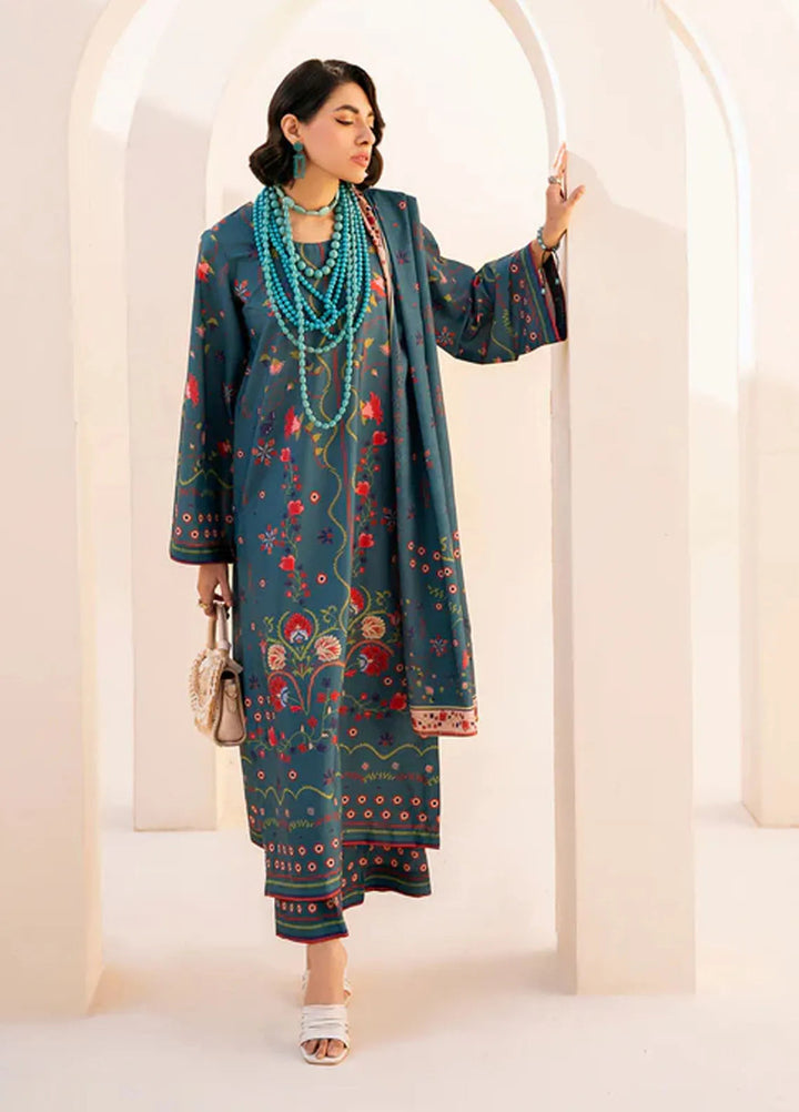 Bon Soir by Florent Pret Printed Crepe Silk 2 Piece Suit Night Luciole