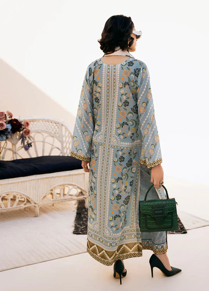 Bon Soir by Florent Pret Printed Crepe Silk 2 Piece Suit Noemie