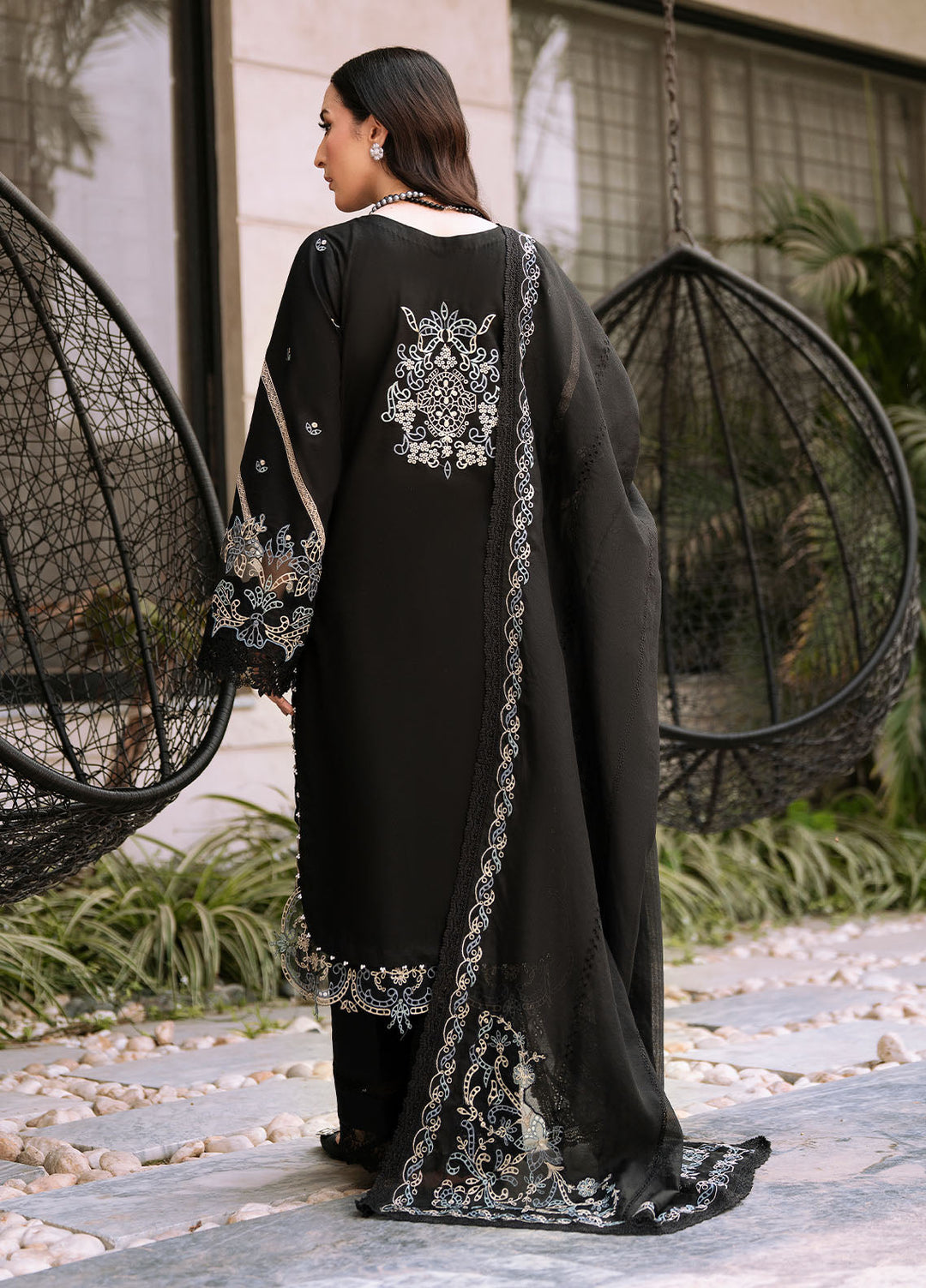 Bon Vivant by Florent Embroidered Lawn Suits Unstitched 3 Piece FL25BV FL-01 - Summer Collection