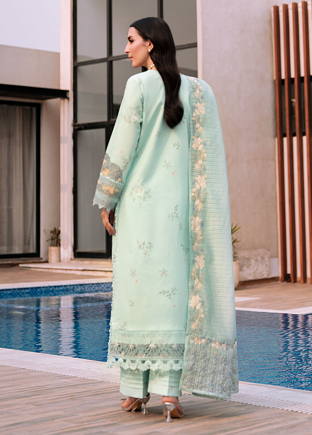 Bon Vivant by Florent Embroidered Lawn Suits Unstitched 3 Piece FL25BV FL-03 - Summer Collection